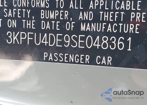 2025 Kia K4 Ex из США, поврежденный, VIN 3KPFU4DE9SE048361